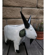 Goat Rustic Farmhouse Metal Art Yard Decoration Garden Statue 13&quot; - $43.62 CAD
