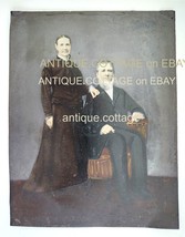 Antique Michael Ealy Henderson Huntingdon Pa Tin Enhanced Photograph Large 7x9 - £112.92 GBP