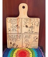 Snoopy Woodstock Wooden Chopping Board / Blackboard - $49.90