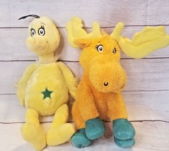 Dr. Seuss Plush Thidwick Moose and Sneetches Yellow Bird Stuffed Animals Kohls - £11.79 GBP