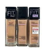 Maybelline Fit Me Dewy Smooth Foundation 1 fl oz 115 Ivory Lot Of 3 - $12.01