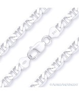Solid .925 Italy Sterling Silver 9mm Marina Mariner Link Italian Chain B... - $65.33+