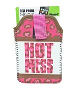 GetCharged Hot Mess Design Neoprene Cell Phone Sleeve For iPhone 4 - $8.90