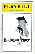 Bedroom Farce Playbill Polly Adams Joan Hickson Michael Gough Delia Lind... - $17.82