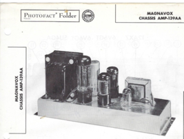 1956 MAGNAVOX 139AA Tube Amp AMPLIFIER Photofact MANUAL Schematic Vintag... - £7.90 GBP