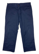 Dickies Men Size 40x30 (Measure 39x29) Dark Blue Straight Khaki Pants - £7.86 GBP