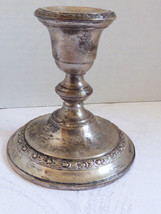 F.M Whiting Sterling Silver Reinforced Weighted Candlestick holder Talis... - $41.18