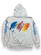 Vtg OP Ocean Pacific Long Sleeve Hoodie T Shirt 1983 Splash Graphic Yout... - £76.75 GBP