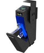 Gun Safe, Biometric Drop Down Bedside Gun Safe Quick Access Handgun, Nig... - $103.97