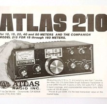 1975 Atlas Radio Inc 210 Solid State Transceiver Advertisement Electroni... - $368.38 MXN