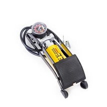 WEST BIKING 200Psi High Pressure Bike Foot Air Pump Steel Inflator Portable No-S - £97.98 GBP