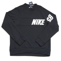  Nike Dri-Fit Skateboarding  Men&#39;s Sweatshirt Pullover 728067 010 Black Size L - £55.30 GBP