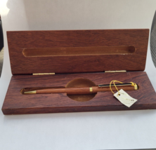 Uchida St. Andrews Ballpoint Wood Rosewood Pen in Original Box - $10.99