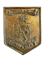 VINTAGE Brass United States Navy Wall Plaque - Alexander Hamilton SSB N 617 - $93.92