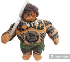 Disney Moana Maui 16&quot; Tall &amp; Wide Plush Toy  - GUC - £15.96 GBP