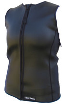 Women&#39;s 2.5mm Smooth Skin Wetsuit Vest-Full Front Zipper, UberStretch Pa... - $37.00