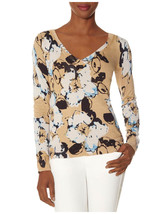 The Limited Floral Print V-neck Sweater, size L, NWT - $40.00