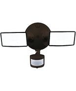 Halo Outdoor LED Motion Sensor Flood &amp; Security Light - 2 Square Heads -... - $110.17 CAD