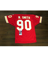 NEIL SMITH # 90 KANSAS CITY CHIEFS BRONCOS SIGNED AUTO WILSON PROLINE JE... - $494.99