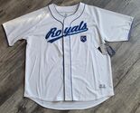 New Kansas City KC Royals White Adult 2XL Stitched MLB Baseball Jersey B... - $35.73