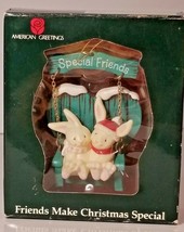 American Greetings Special Friends Ornament Bunnies - $12.86