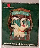 American Greetings Special Friends Ornament Bunnies - $244.42 MXN