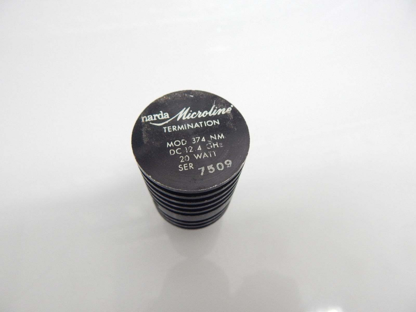NARDA 374NM DC 12.4 GHZ 20 WATT 50 OHM TYPE N (M) COAXIAL TERMINATION - $39.95