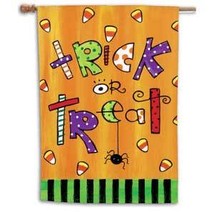 Trick or Treat Dots Toland Art Banner - $24.00