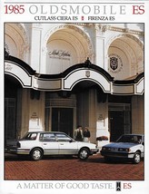 1985 Oldsmobile ES Models FIRENZA CUTLASS CIERA brochure catalog folder ... - $6.00