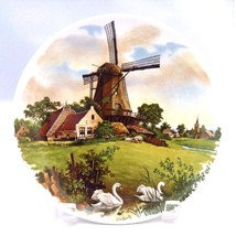 Windmills Nederland  Village Plate 1984 ROYAL SCHWABAP J C Van Hunnik - £11.06 GBP