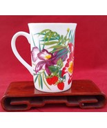 Orchids Strawberry’s Hibiscus Otagiri Japan porcelain mug  by Angela Ack... - £6.24 GBP