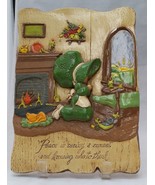 Vintage 3D plaque decorative Peace is seeing a sunset and knowing who to... - £7.10 GBP