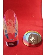 zodiac paperweight Virgo set of 2 shapes of Crystal colorful decorative - £9.40 GBP