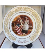 Betsy Ross Patriot Flagmaker, 8 ½” 1973 Collectors or seving plate  Avon... - £6.26 GBP