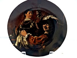 Bavaria Germany Rembrandt &amp; Soskia Bareuther WaldsassenDecorative 7 3/4&quot; Plate - $5.95