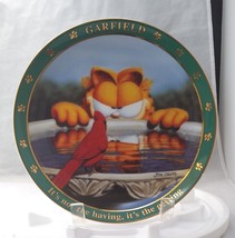 Garfield Collector plate A DAY WITH GARFIELD IT’S NOT THE HAVING ITS THE... - £11.98 GBP