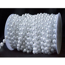 8mm Beige /White Pearls Faux Crystal Beads For Flowers Wedding Party Decoration - £14.32 GBP