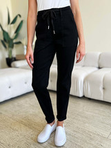 Judy Blue Black High Waist Double Roll Cuff Jeans - $951.82 MXN+