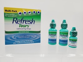 Refresh Tears Lubricant Eye Drops Multi Pack Travel Size Exp. 06/26 - $23.95