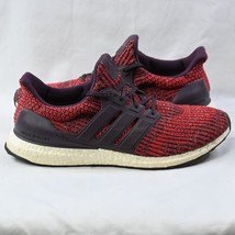 Adidas Ultra Boost YYJ 606004 Mens Size 14 Red Black Running Shoes Sneakers - £31.96 GBP