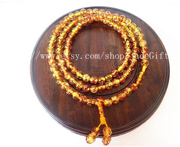 Free Shipping -   Baltic Amber   Amber 108 beads meditation yoga 108 Prayer Bead - $23.99