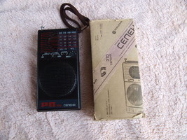 Vintage Ussr Soviet Russian  Am Lw Sw Portable Pocket Radio Selena Rp 310 Nos - $35.80