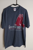MLB Majestic Boston Red Sox Short Sleeve Graphic Tee Shirt Adult Size L - $168.38 MXN