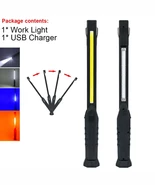 1000LM COB LED Car Emergency Flashlight 3 Lighting Source Work Light 180... - $52.15 CAD