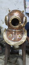 Antique Diving helmet Heavy Model Full Brass And Copper Perfect Decor helmet - £3,031.25 GBP