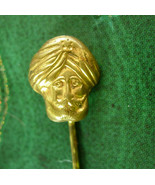 Antique Fortune Teller STICKPIN Vintage gold Genie Crystal Ball Men&#39;s Ca... - £129.79 GBP