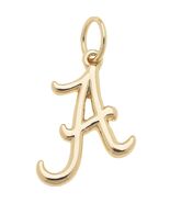 Alabama Crimson Tide Shiny Gold Logo Charm Game Day Layering - €11,90 EUR