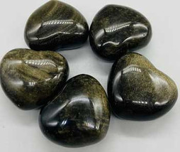 2&quot; Obsidian, Golden Heart - £23.29 GBP