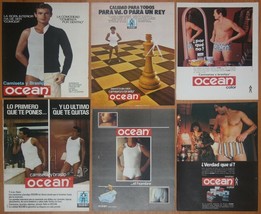 OCEAN 6x 1970s/80s ADS publicidad spain advert underpants underwear gay ... - £11.25 GBP