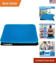 Cooling Egg Crate Gel Cushion for Long Sitting - Jumbo Size for Pain Relief - $54.00